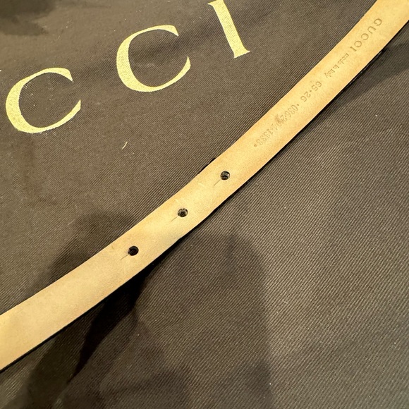 Authentic Gucci phyton leather belt main image 5